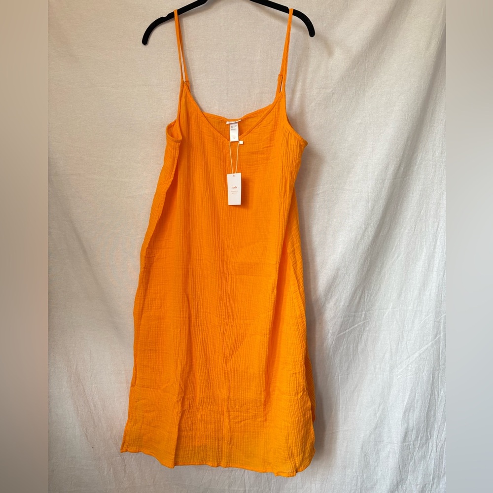 Andie The Barreta Cotton Gauze Cover-Up Slipdress - Picture 2 of 13